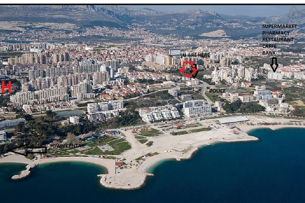 Lusea Apartments Spalato Esterno foto